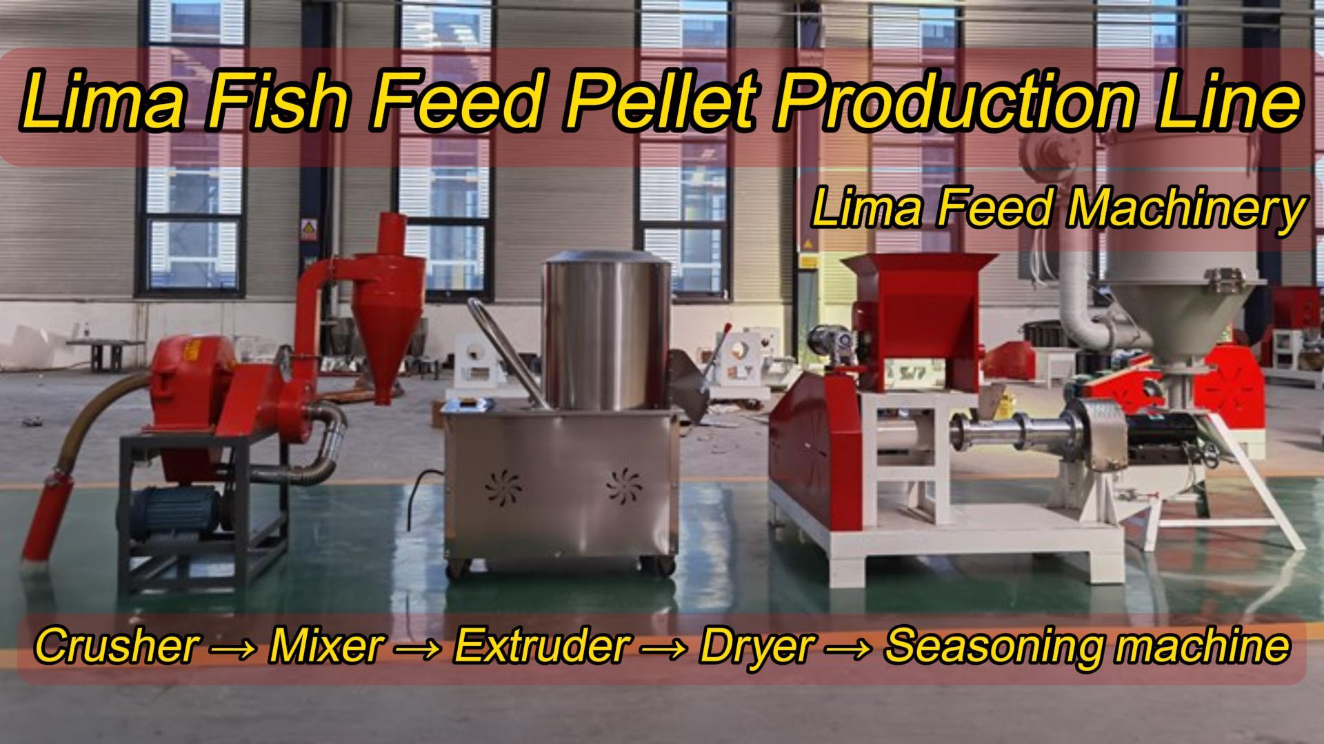 Lima Farm-use Fish Feed Pellet Production Line